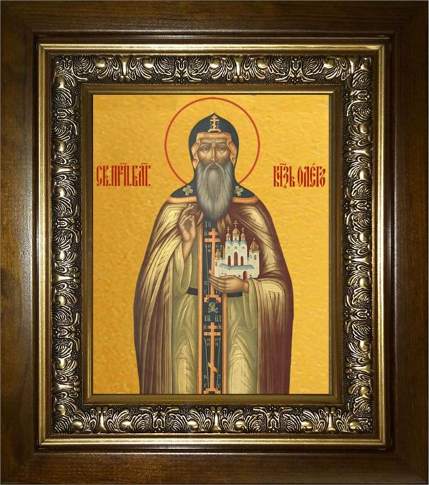 Олег Брянский, благоверный князь 18х24 в киоте 24х30 km_25_2063