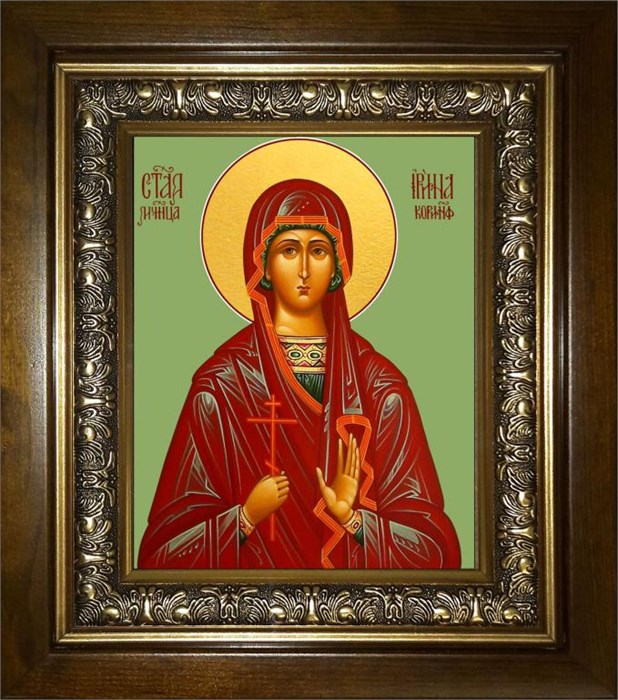 Ирина Коринфская мученица 18х24 в киоте 24х30 km_25_2088