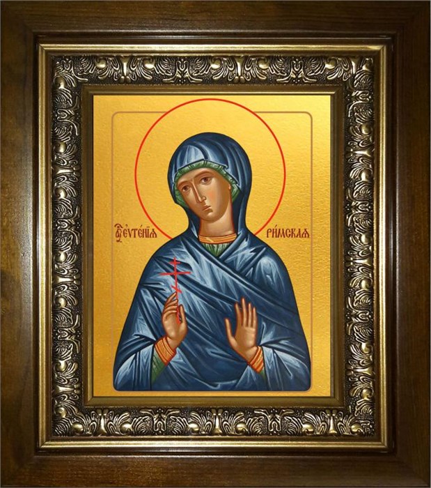 Евгения Римская 18х24 в киоте 24х30 km_25_2109