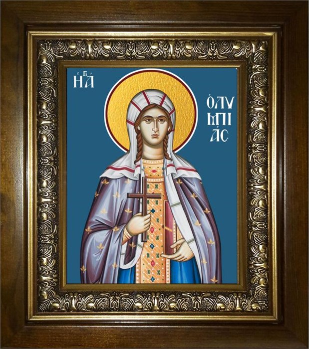 Олимпиада Константинопольская диаконисса 18х24 в киоте 24х30 km_25_2138