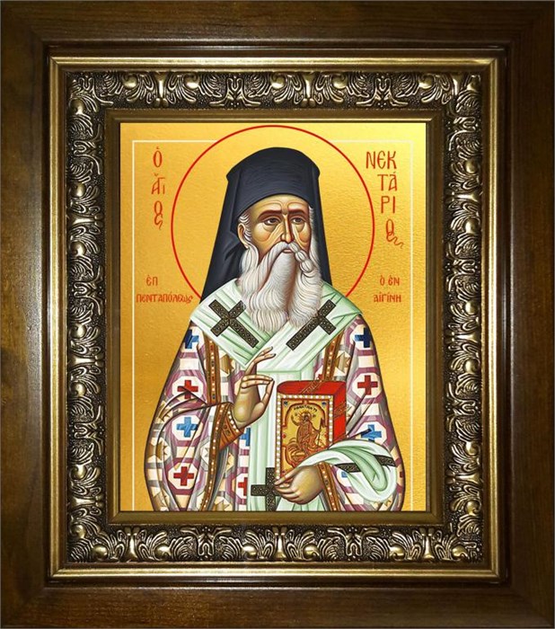 Нектарий Эгинский 18х24 в киоте 24х30 km_25_2148