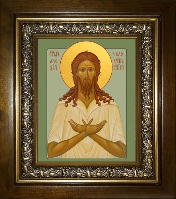 Алексий, человек Божий 18х24 в киоте 24х30 km_25_2198