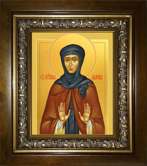 Марина преподобная 18х24 в киоте 24х30 km_25_2205