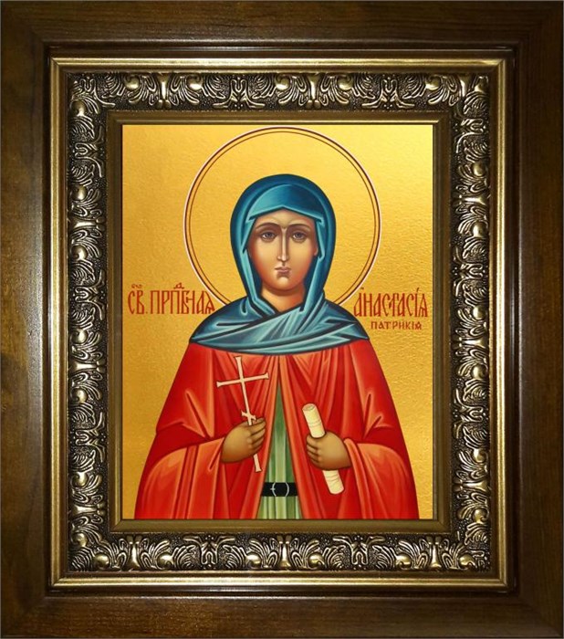Анастасия Патрикия, Александрийская, пустынница преподобная 18х24 в киоте 24х30 km_25_2214