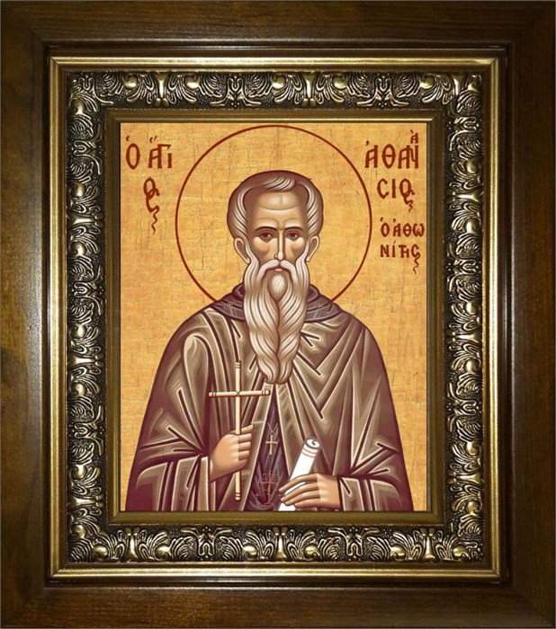 Афанасий Афонский 18х24 в киоте 24х30 km_25_2222
