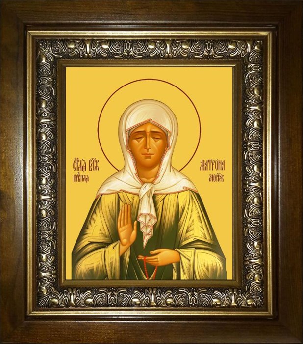 Матрона Московская блаженная 18х24 в киоте 24х30 km_25_2376