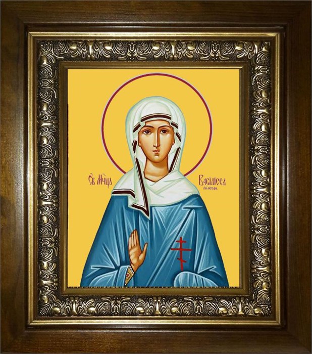 Василисса Римская 18х24 в киоте 24х30 km_25_2403