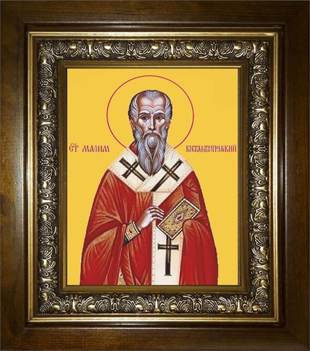 Максим (Максимиан) Патриарх Константинопольский 18х24 в киоте 24х30 km_25_2424