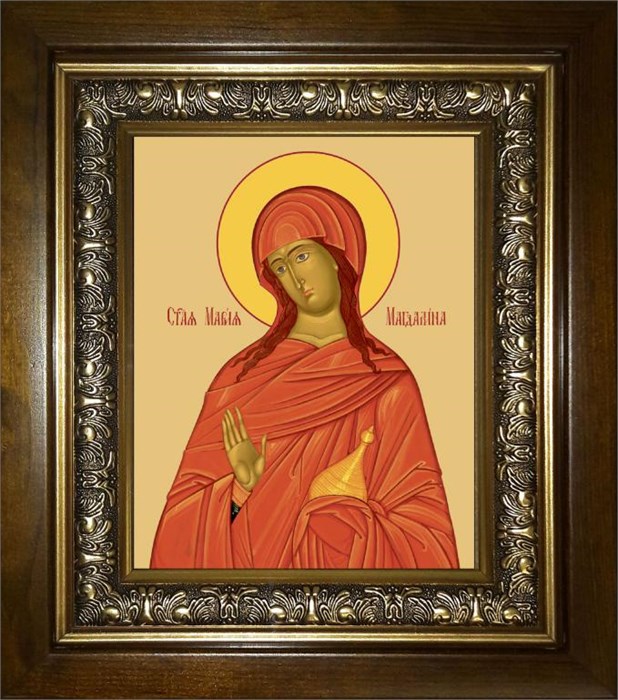 Мария Магдалина равноапостольная, мироносица 18х24 в киоте 24х30 km_25_2441