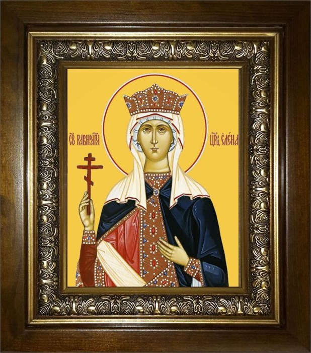 Елена равноапостольная царица 18х24 в киоте 24х30 km_25_2445