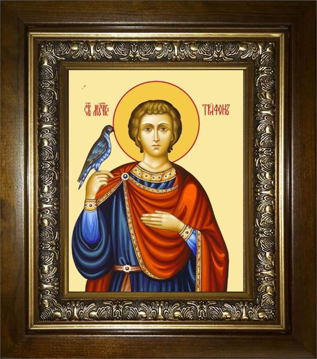 Трифон мученик 18х24 в киоте 24х30 km_25_2457