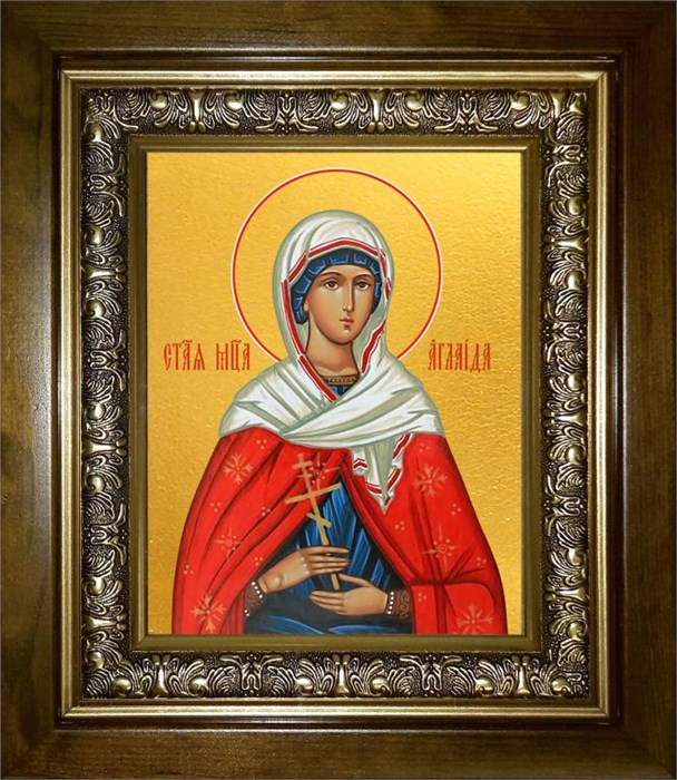 Аглаида Римская мученица 18х24 в киоте 24х30 km_25_2507