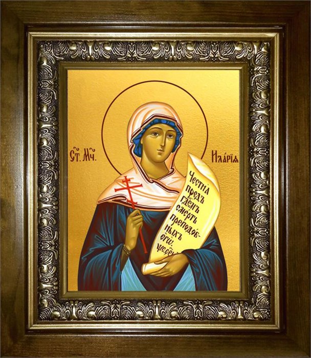 Илария Римская, мученица 18х24 в киоте 24х30 km_25_2566