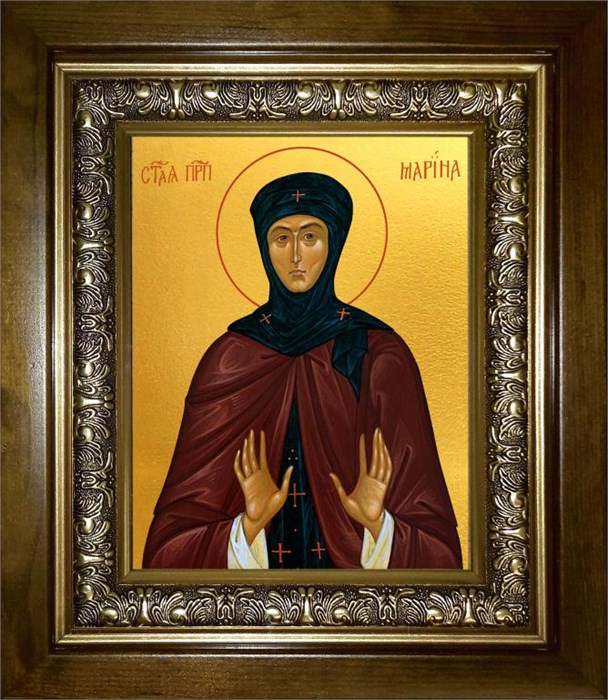Марина Берийская (Македонская), преподобная 18х24 в киоте 24х30 km_25_2606 - фото 91386