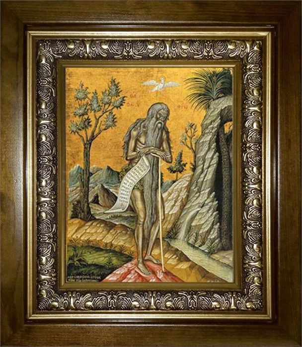 Онуфрий Великий 14х18 в киоте 20х24 km_25_26