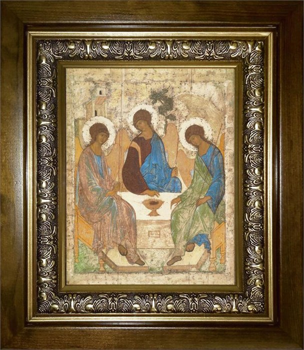 Святая Троица 14х18 в киоте 20х24 km_25_79