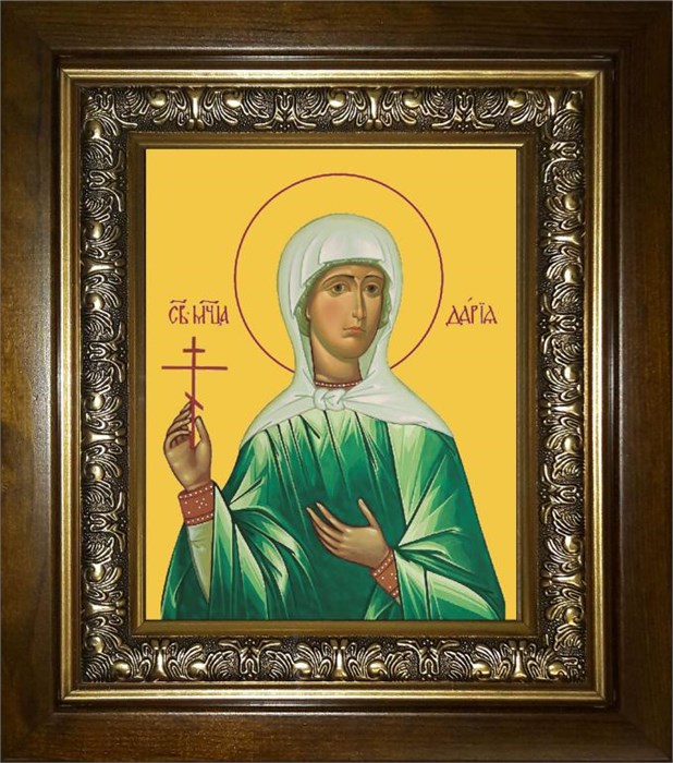 Дария (Дарья) мученица 14х18 в киоте 20х24 km_25_458