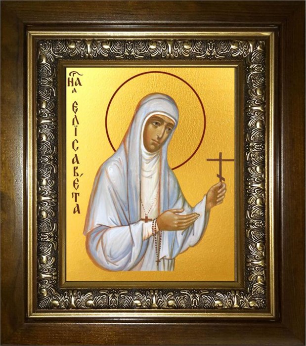 Елисавета преподобномученица, великая княгиня 14х18 в киоте 20х24 km_25_468