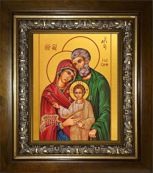 Святое Семейство 14х18 в киоте 20х24 km_25_772