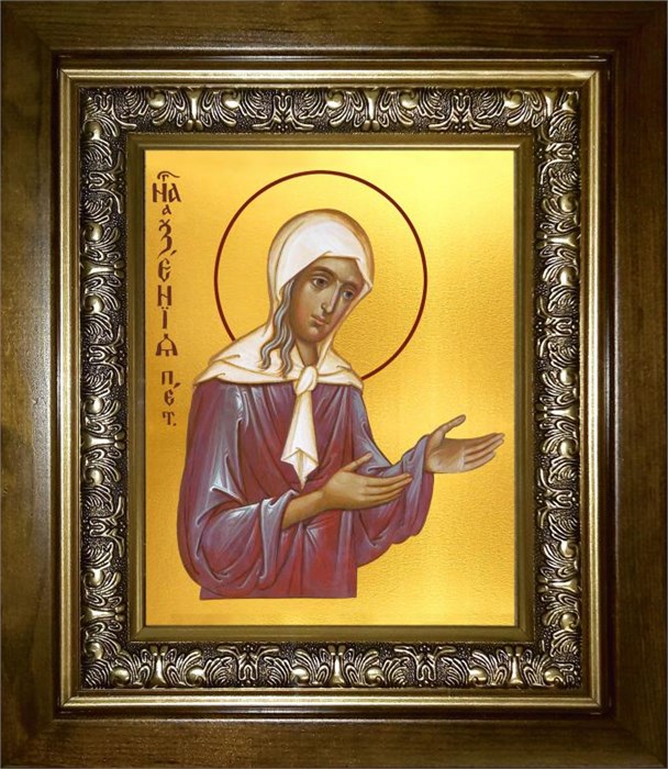 Ксения Петербургская блаженная 18х24 в киоте 24х30 km_25_1359