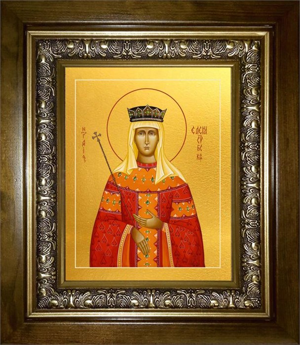 Елена Сербская благоверная царица 18х24 в киоте 24х30 km_25_1369