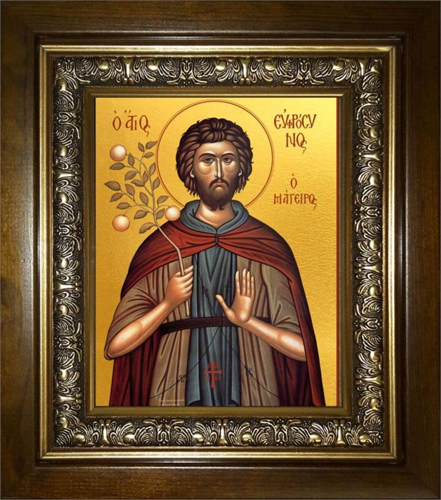 Евфросин Палестинский, повар 18х24 в киоте 24х30 km_25_1405