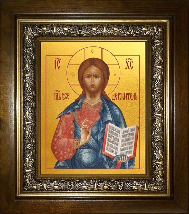 Господь Вседержитель 18х24 в киоте 24х30 km_25_1429