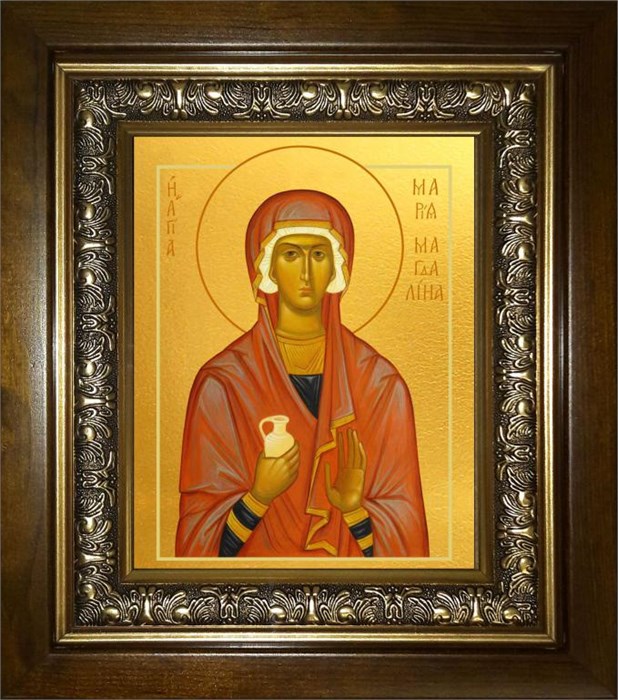 Мария Магдалина равноапостольная, мироносица 18х24 в киоте 24х30 km_25_1583