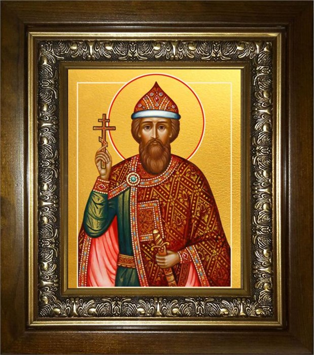 Владимир равноапостольный, Великий князь 18х24 в киоте 24х30 km_25_1703
