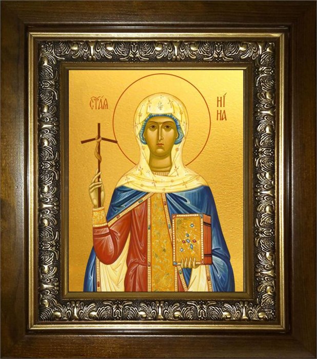 Нина просветительница Грузии, равноапостольная 18х24 в киоте 24х30 km_25_1729