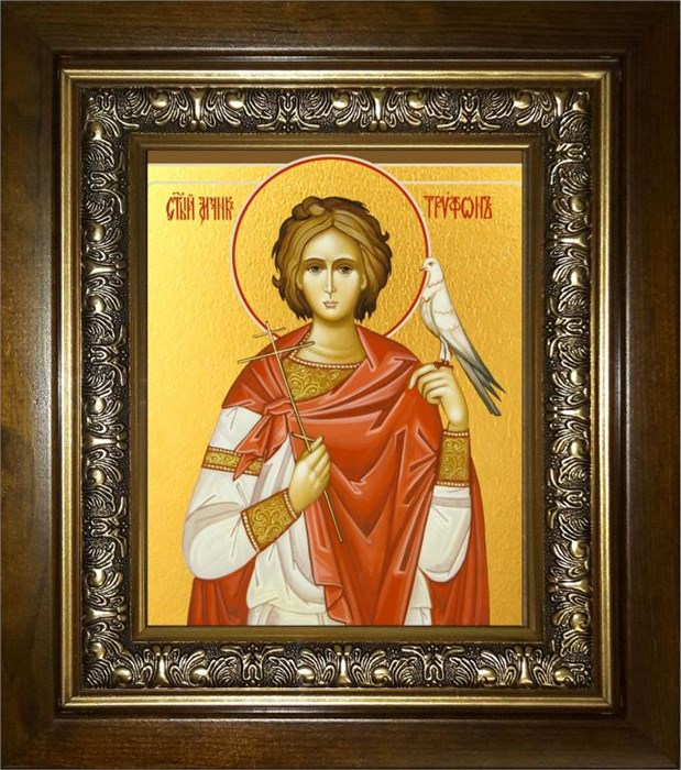 Трифон мученик 18х24 в киоте 24х30 km_25_1824