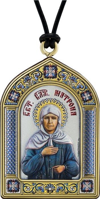 Подвесная Икона Святой Блаженной Матроны Московской SIL017