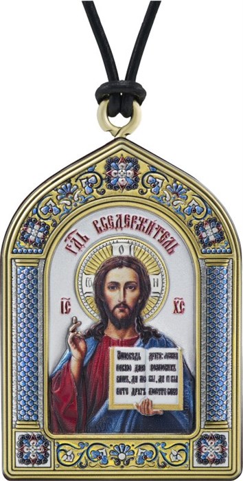Подвесная Икона Господь Благословляющий SIL023