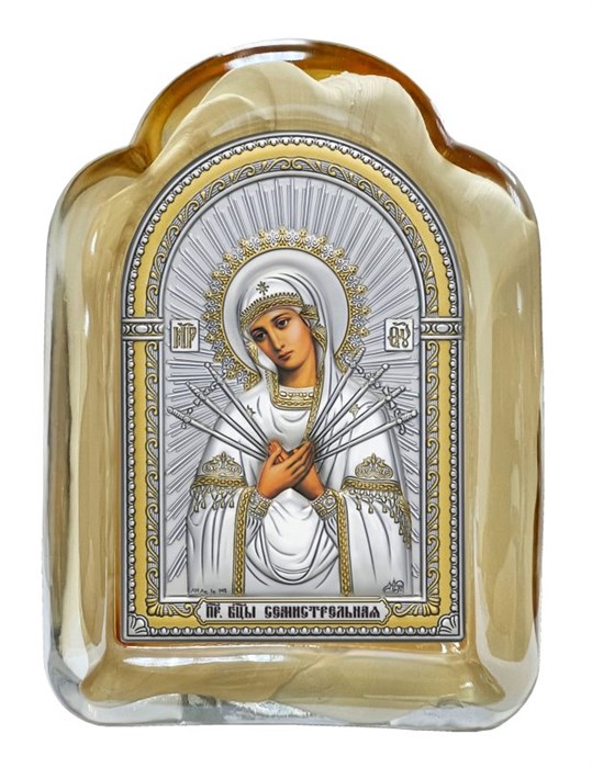 Икона Семистрельной Божией Матери SIL030