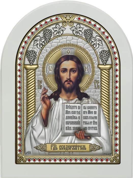 Икона Господь Благословляющий SIL081