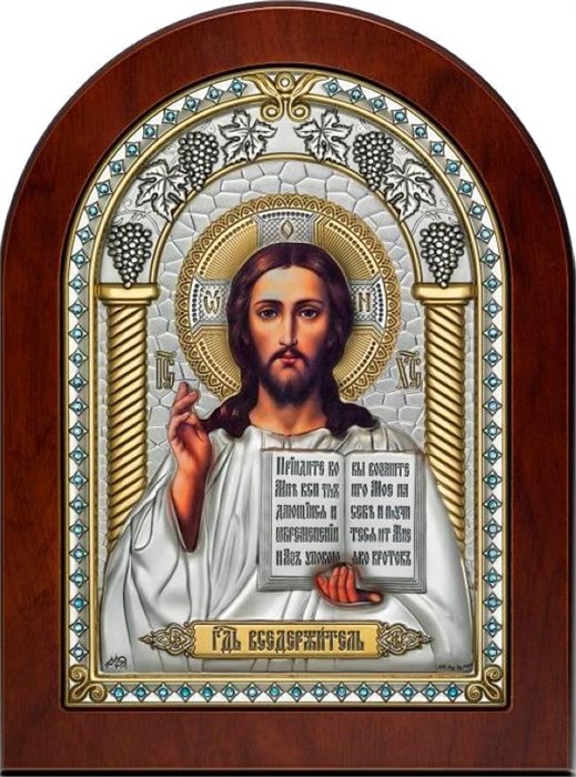 Икона Господь Благословляющий SIL106