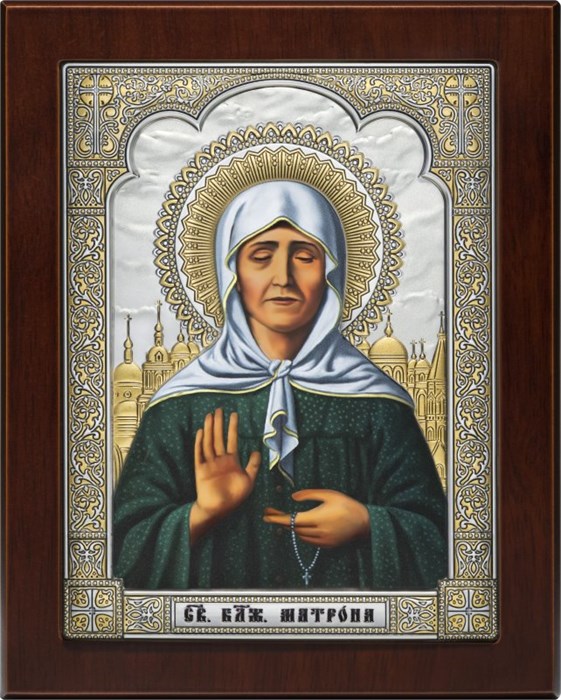 Икона Святой Блаженной Матроны Московской SIL124