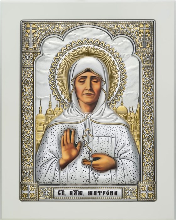 Икона Святой Блаженной Матроны Московской SIL126