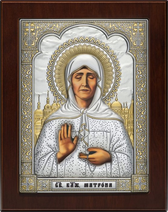 Икона Святой Блаженной Матроны Московской SIL127