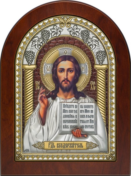 Икона Господь Благословляющий SIL154