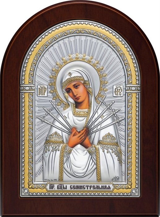 Икона Божией Матери Семистрельная SIL231