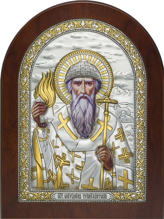 Икона Святого Спиридона Тримифунтского SIL248
