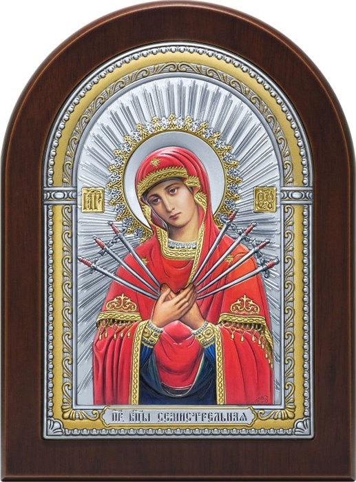 Икона Божией Матери Семистрельная SIL268