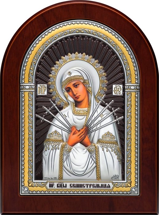 Икона Божией Матери Семистрельная SIL276