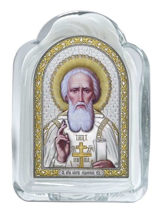 Икона Святого Преподобного Сергия Радонежского SIL279