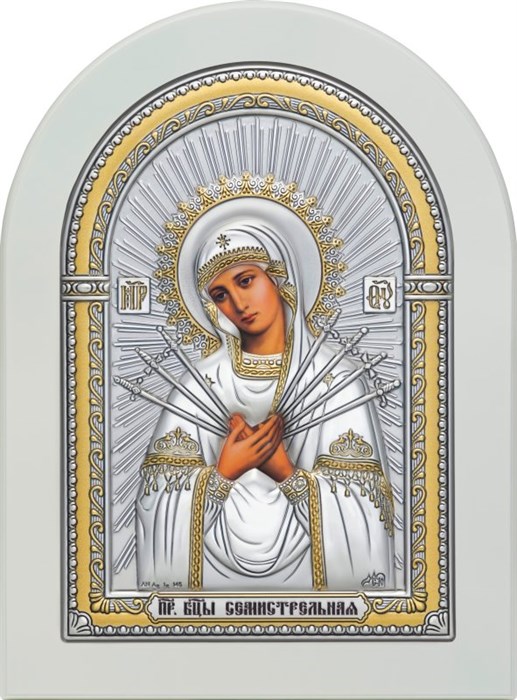 Икона Божией Матери Семистрельная SIL283