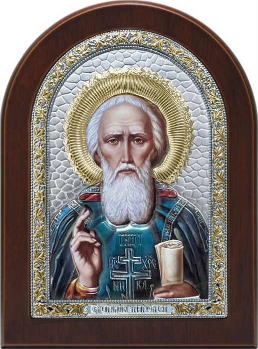 Икона Святого Преподобного Сергия Радонежского SIL288