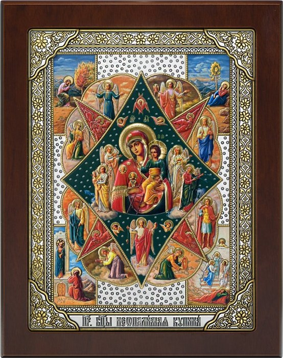 Икона Божией Матери Неопалимая Купина SIL346