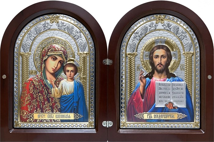 Двойной Створчатый Арочный Складень SIL579