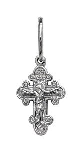 {{photo.Alt || photo.Description || 'Крест серебрянный, Родий, с корундами, Спаси и сохрани, 0.98 гр.'}}